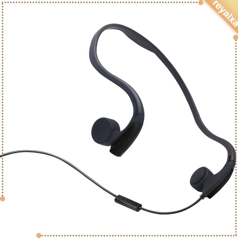 Bone Conduction Wired Headset Voice Control with Mic Neckband Headset