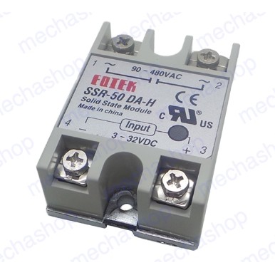 โซลิดสเตทรีเลย์  Solid state relay SSR-50DA-H 50A DC TO AC SSR 50DA H relay solid state Resistance