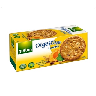 กัลลอน บิสกิตไดเจสทิฟมูสลี Gullon Museli Digestive Biscuit 230g