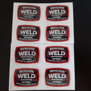 สติ๊กเกอร์ติดล้อแม็ค​ WELD