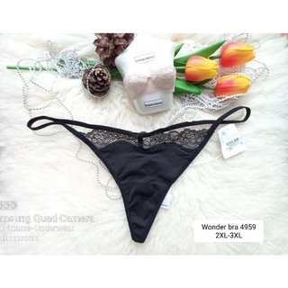 Wonder bra Size XS-3XL++ ชุดชั้นใน/กางเกงชั้นในทรงจีสตริง(G-string) 4959