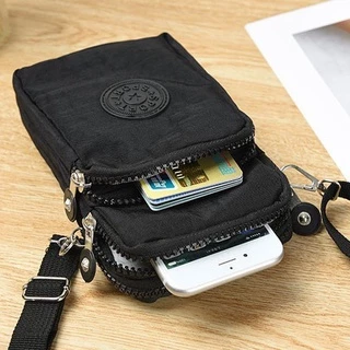 (มีส่งด่วน) ifashionbag(IF1735) กระเป๋าสะพายข้างใส่มือถือ เป็นผ้าไนล่อน