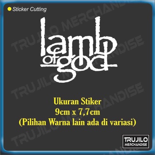 สติกเกอร์วง Lamb Of God ขนาด 9 ซม. X 7.7 ซม.