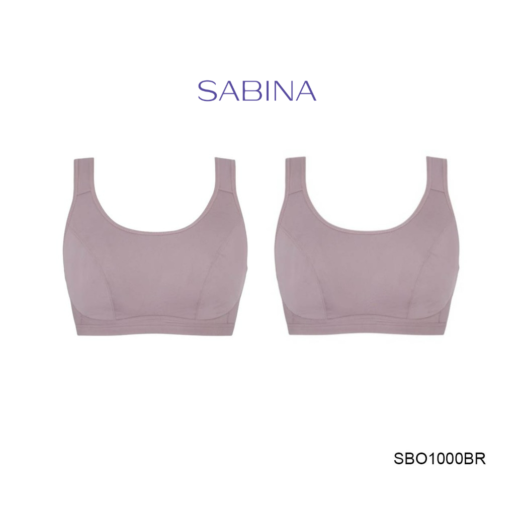 Sabina เสื้อชั้นใน (Set 2 ชิ้น) Invisible Wire (ไม่มีโครง) รุ่น Function Bra รหัส SBO1000BR สีน้ำตาล