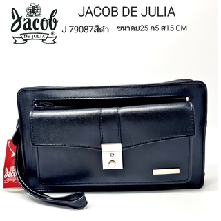 กระเป๋าหนีบ/คล้องแขน หนังแท้ JACOB DE JULIA รุ่น J79087หนังแท้ฟอก/ใส่จุ