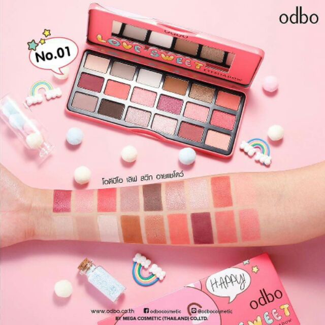 obdo eyeshadow happy love sweet no.1