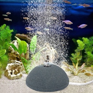 หินอากาศตู้ปลา หัวทรายออกซิเจน Air Stone หัวทรายหลังเต่า AQUARIUM AIR STONE หินฟองอากาศ หัวทรายจานนาโน หัวทรายหลังเต่า