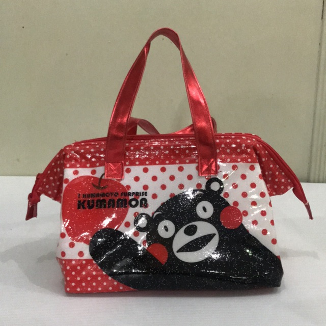 Kumamon lunch bag กระเป๋าเก็บความร้อน/เย็นลายหมีคุมะโมโตะ คุมะมง แท้ ใหม่