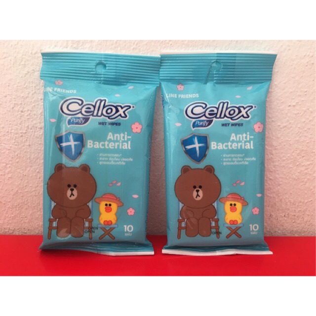พร้อมส่ง📮📦ทิชชูเปียก Cellox สูตร Anti-Bacteria