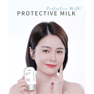 *ส่งจากไทย*NovoMildandnot irritating Sunscreen Protective Milk Oil Control SPF 50 30 g กันแดดสูตรควบคุมความมันครีมกันแดด