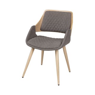 CHAIR ELDA SDM-2956-7 FABRIC GREY เก้าอี้ FURDINI ELDA SDM-2956-7 สีเทา เก้าอี้อเนกประสงค์ เฟอร์นิเจอร์เอนกประสงค์ เฟอร์