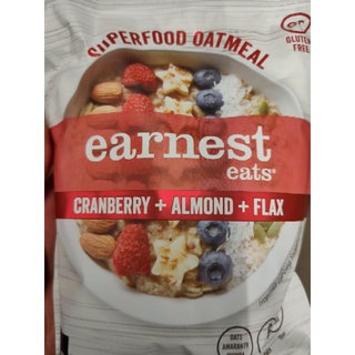 Earnest Eats Superfood Oatmeal 357g - CRANBERRY+ALMOND+FLAX