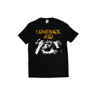 เสื้อผ้าผชเสื้อยืด Comeback KID hardcore punk band Merchcons สีดํา สําหรับเด็กS-5XL