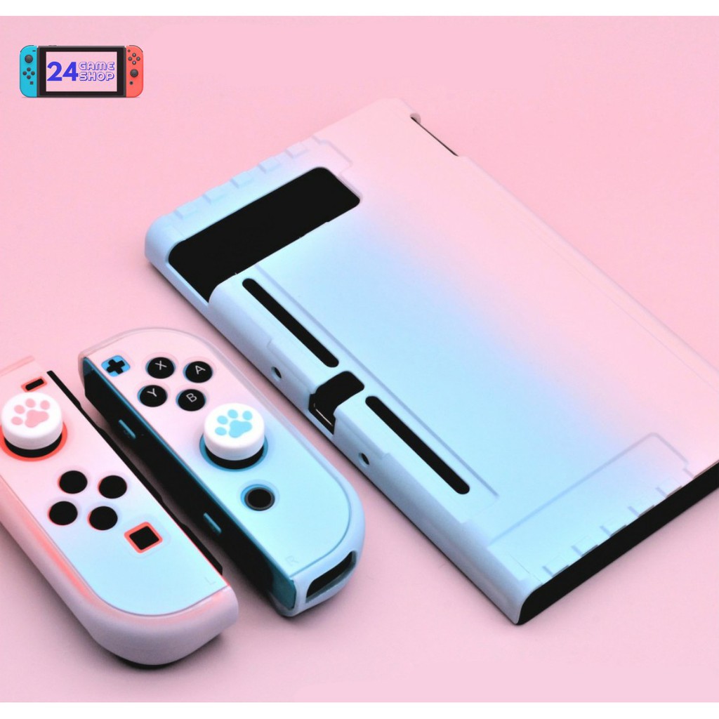 เคส Nintendo Switch case สี pastel ใส่ dockได้ ฟรี analog joy con ...