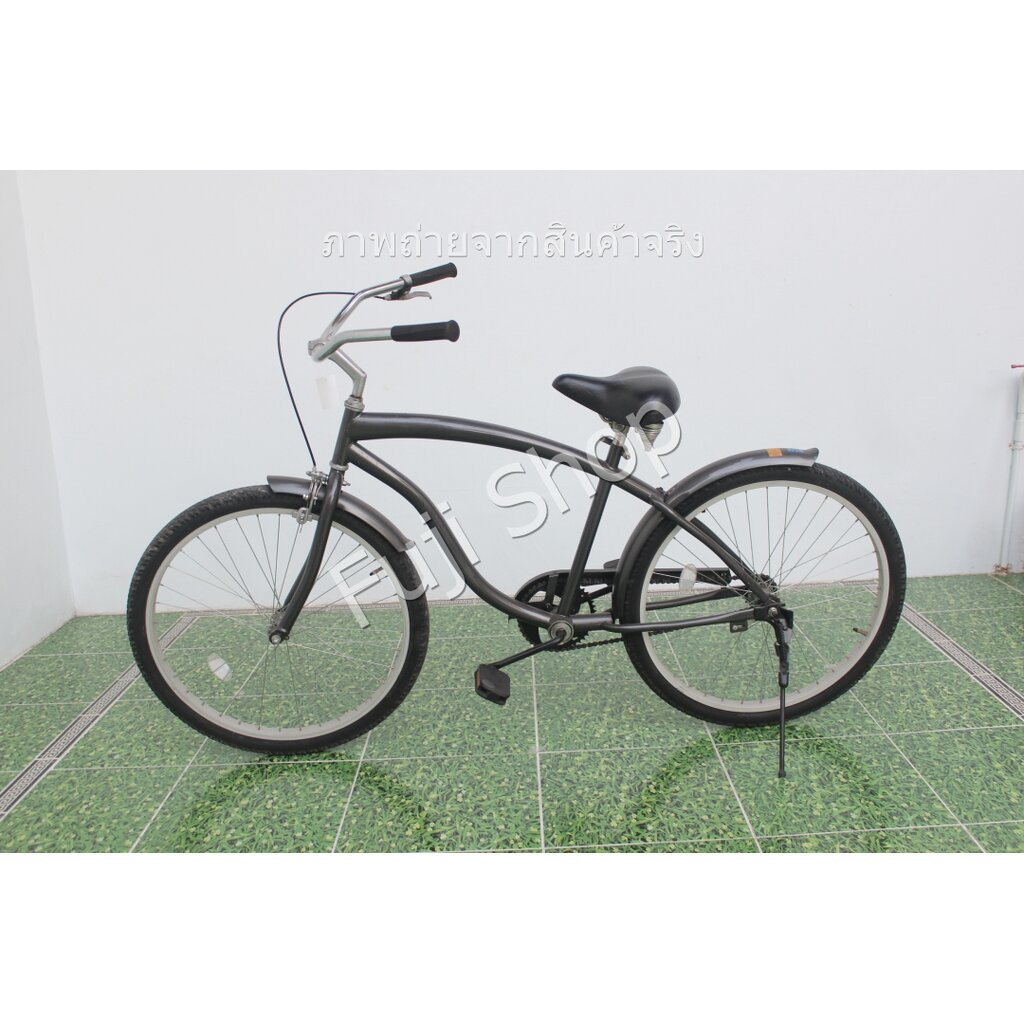 จักรยานญี่ปุ่น - ล้อ 26 นิ้ว - ไม่มีเกียร์ - สีดำ [จักรยานมือสอง]