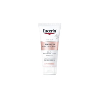 Eucerin SPOTLESS BRIGHTENING GENTLE CLEANSING FOAM 50g. ยูเซอริน สปอตเลส ไบรท์เทนนิ่ง เจลเทิล คลีนซิ่ง โฟม โฟมล้างหน้า ขนาดเล็ก 50 กรัม