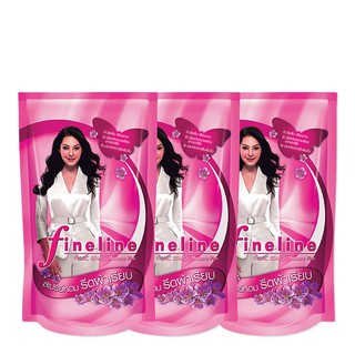 🔥*พร้อมส่ง*🔥 ไฟน์ไลน์ น้ำยารีดผ้าเรียบ สีเขียว 550 มล. x 3 ถุง Fineline Ironing Smooth Green 500 ml x 3