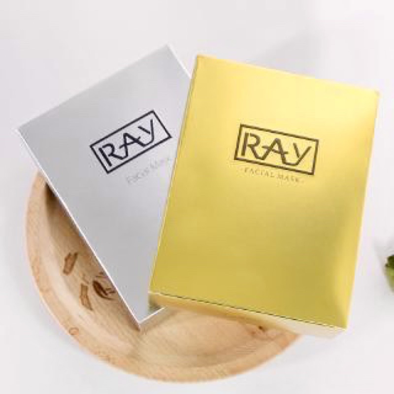Ray Facial Mask (10แผ่น/กล่อง) แผ่นมาสก์หน้า
