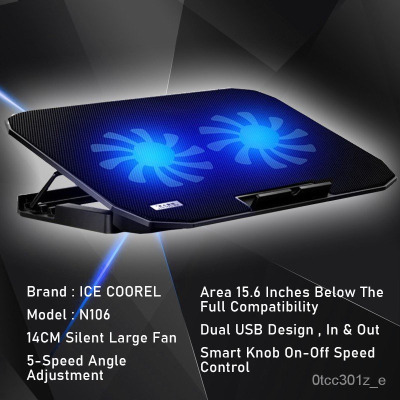 iKW6 ICE COOREL Ice Cooling Technology Blue Lighting Cooler Pad 2 6