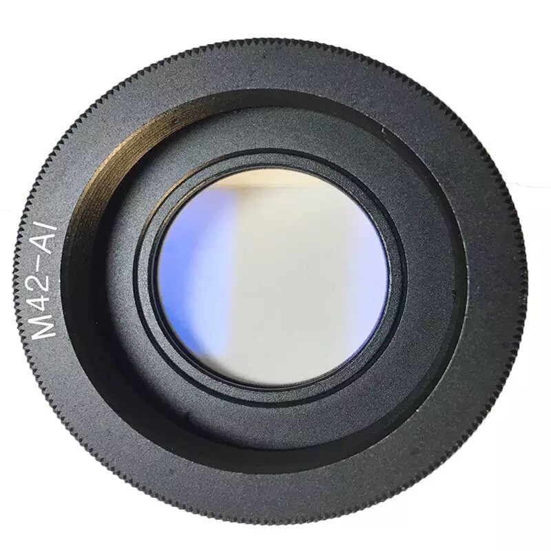 อแดปเตอร์แปลงเลนส์ m42- nikon AI แบบมีชิ้นเลนส์