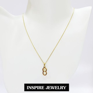 Inspire Jewelry สร้อยคอพร้อมจี้อินฟินิตี้ในตัว