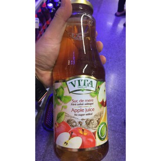 Vita Apple Juice No sugar added น้ำแอปเปิ้ล 1 Lt