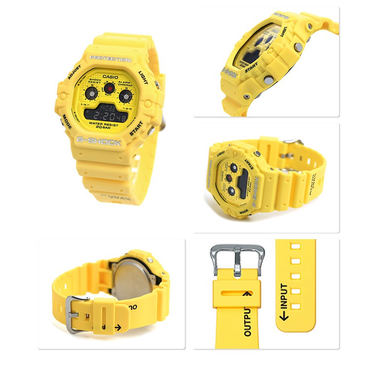 美品 カシオ G-SHOCK イエロー 3465 DW-5900RS 限定カラー 美品 カシオ