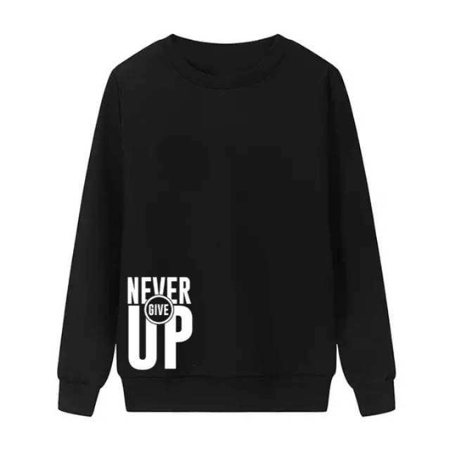 เสื้อสเวตเตอร์รุ่นล่าสุดของ Never give up