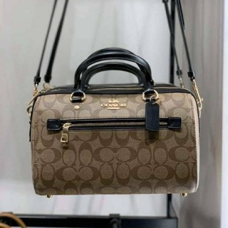 COACH F83607 ROWAN SATCHEL IN SIGNATURE CANVAS