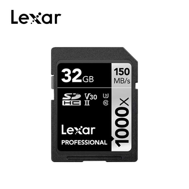 Original Lexar 128GB SD Card 1000x UHS-II U3 SDHC SDXC 32GB Memory Card 16GB 64GB Carte SD #8
