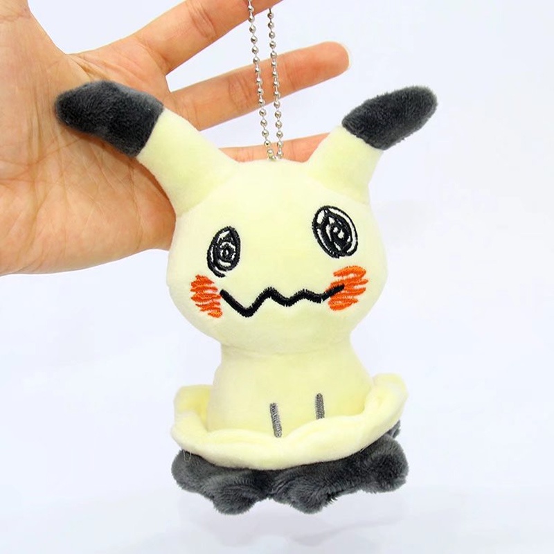 1 ชิ้น 12 ซม.อะนิเมะน่ารัก Mimikyu Key Chain Mimiqui ตุ๊กตาการ์ตูนของเล่นตุ๊กตาสัตว์ตัวเลขตุ๊กตาของขวัญ