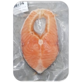 แซลมอน สเต๊กแบบแช่แข็ง(Frozen Salmon Steak) ขนาด 180-200 กรัม