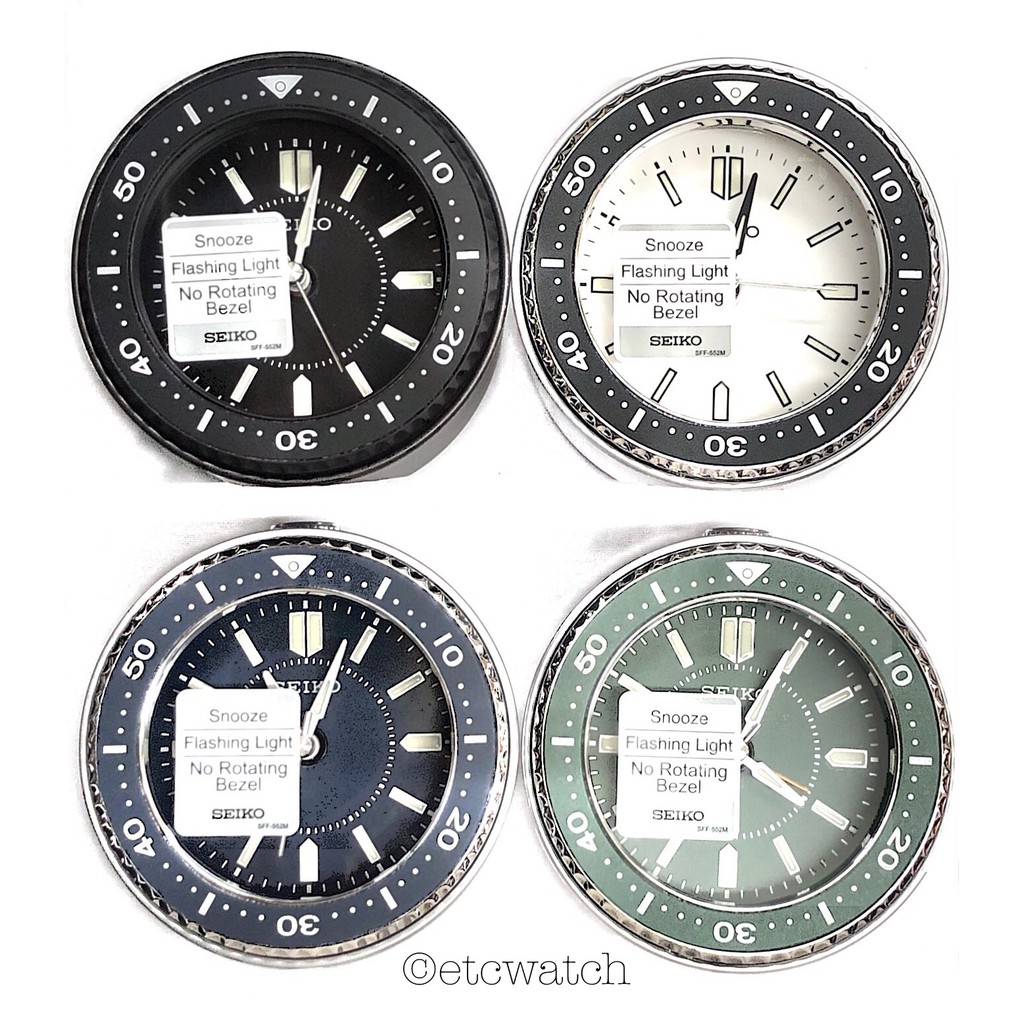 พร้อมส่ง&gt; นาฬิกาปลุก Seiko QHE184 เดินเรียบไม่มีเสียง มี 4 สี