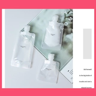 ถุงฝาเกลียว ถุงใส่ของเหลว ซองแบ่งของเหลวพกพา 30/50/100ml