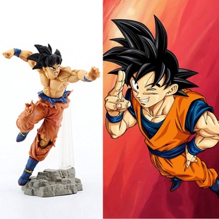 โมเดลฟิกเกอร์ Dragon Ball Battle Black Hair Goku สําหรับประดับตกแต่ง