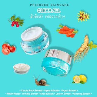 PSC เคลียออล ครีม (1ระปุก) Clear All Cream 15g by Princess Skin Care