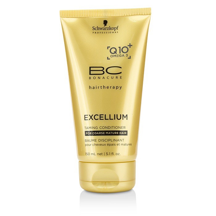 New! BC Excellium Q10+ Omega 3 Taming Conditioner (For Coarse Mature Hair) 150ML