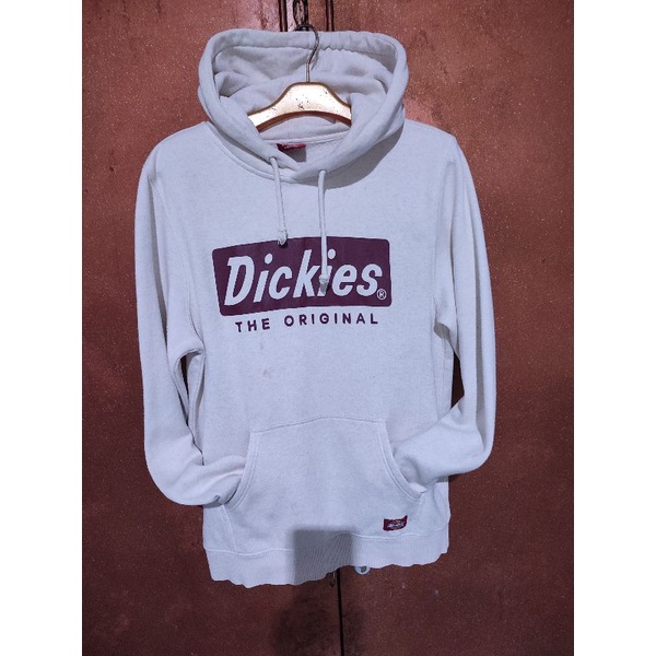 Hoddie DICKIES สีขาว มือสอง ของแท้