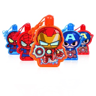 Marvel ของเล่นเด็ก เป่าฟองใส มาร์เวล สไปเดอร์แมน ไอร่อนแมน กัปตันอเมริกา ย 9xก.2xส 12ซม. ลายลิขสิทธิ์แท้