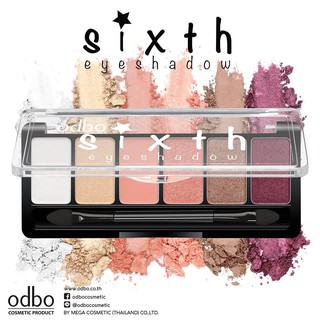 🌟 พาเลทอายแชโดว์ 6 เฉดสี โอดีบีโอ ODBO SIXTH EYESHADOW PALETTE OD246