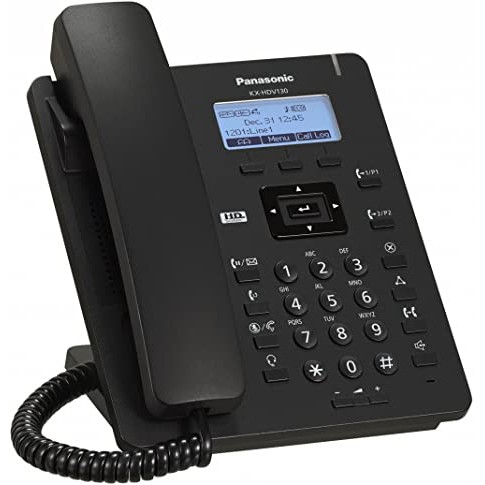 ตู้สาขาโทรศัพท์ โทรศัพท์ตั้งโต๊ะ Pabx Panasonic Kx-Hts824Bx ขนาด 4 สายนอก 8  สายใน เครื่องโทรศัพท์ Kx-Hdv130Xb (สีดำ) - Teleplex - Thaipick