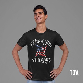 เสื้อยืด พิมพ์ลาย Metallica Band Veterans