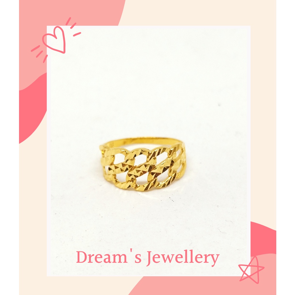 แหวนตะขาบทอง 916/Gold Ring Dreams Jewelery