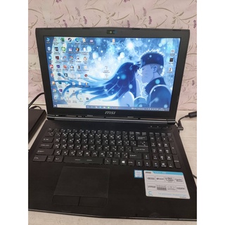 Notebook MSI CX62-6QD-284XTH CORE i7 จอ 15.6 นิ้ว RAM4GB HDD 1TB การ์ดจอ Geforce  940MX