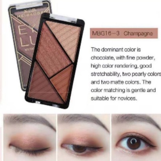 อายแชโดว์พาเลท4สี สำหรับแต่งหน้า eye shadow palette