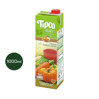 TIPCO น้ำผักผสมน้ำผลไม้รวม 32 ชนิด 32 Mixed Veggie &amp; Mixed Fruit 100% ขนาด 1000 มล.