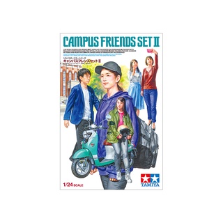 โมเดลประกอบ Tamiya TA24356 1/24 CAMPUS FRIENDS SET II