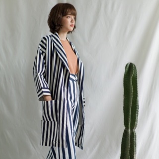 Henry striped Robe