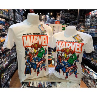 เสื้อยืดมาร์เวล MARVEL-AVENGERS-218-WH