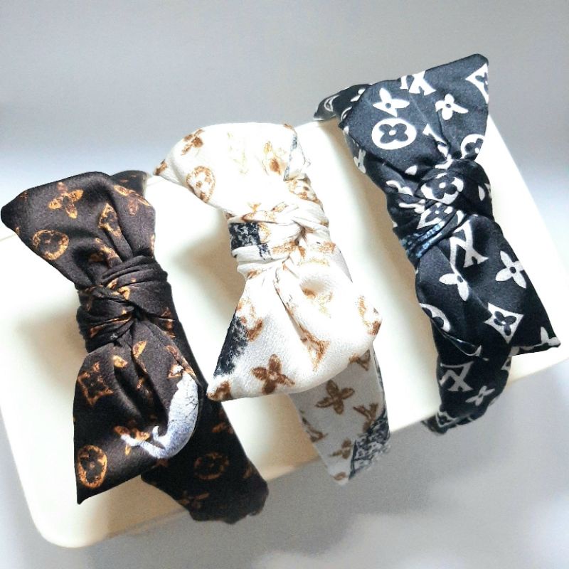 ที่คาดผมเกาหลี ผ้าพันคอ lv 2 motif